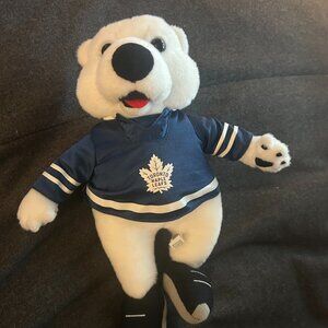 🍁🐻 Toronto Maple Leafs “Carlton the Bear” Plushie – Excellent Used Condition